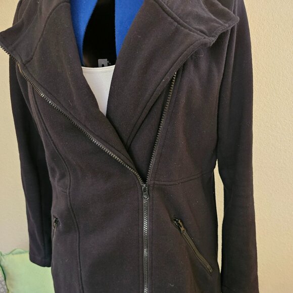 Torrid Black Cotton Coat - Picture 2 of 5